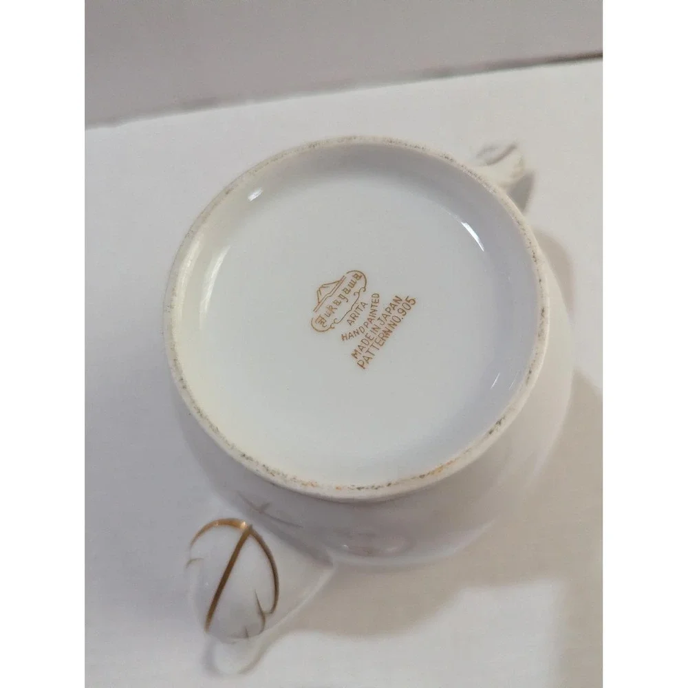 Fukagawa Arita Japan Porcelain‎ Teapot Hand Painted Maple Leaf Pattern  905 8in